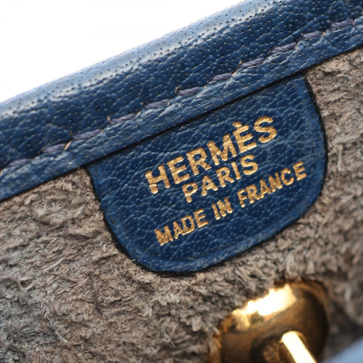 Hermes Shoulder Bag Vespa PM Navy — view 4