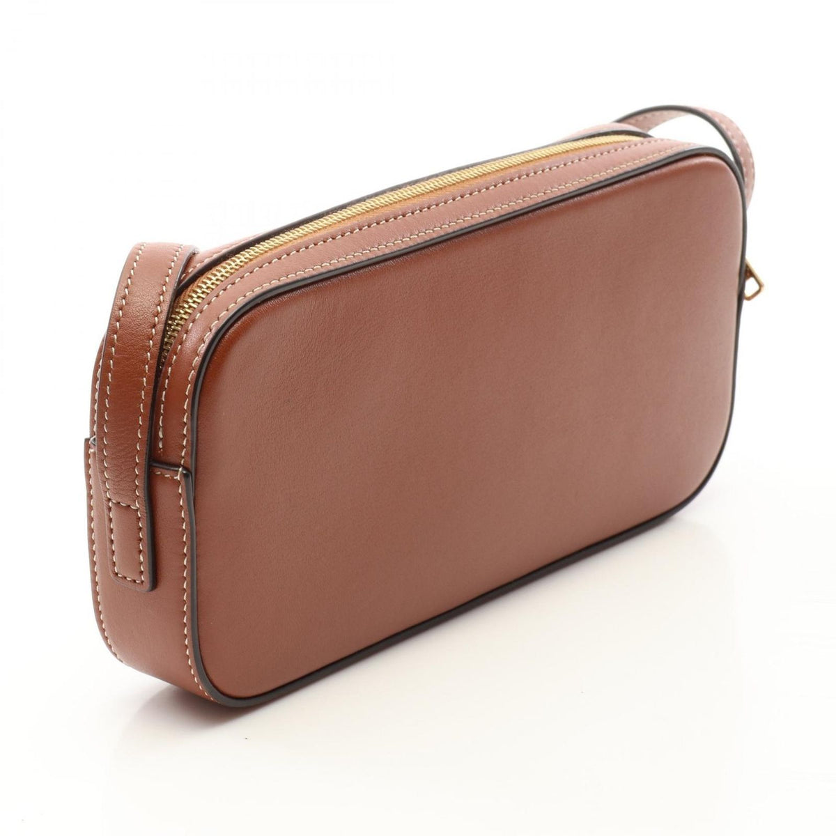 Celine Shoulder Bag Mini Camera Cuir Triomphe Brown Leather — view 2