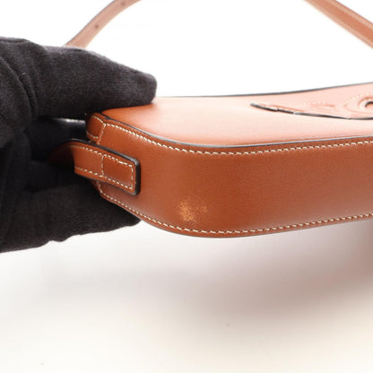 Celine Shoulder Bag Mini Camera Cuir Triomphe Brown Leather — view 5