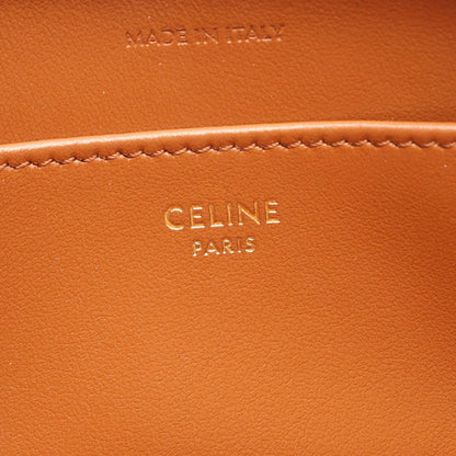 Celine Shoulder Bag Mini Camera Cuir Triomphe Brown Leather — view 4