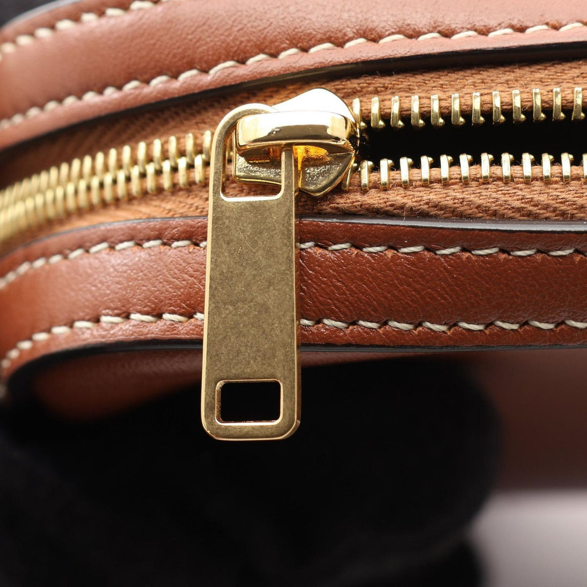 Celine Shoulder Bag Mini Camera Cuir Triomphe Brown Leather — view 6