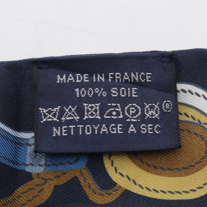 Hermes Scarf Twilly Brides de Gala Applique Pique Ribbon Silk — view 5