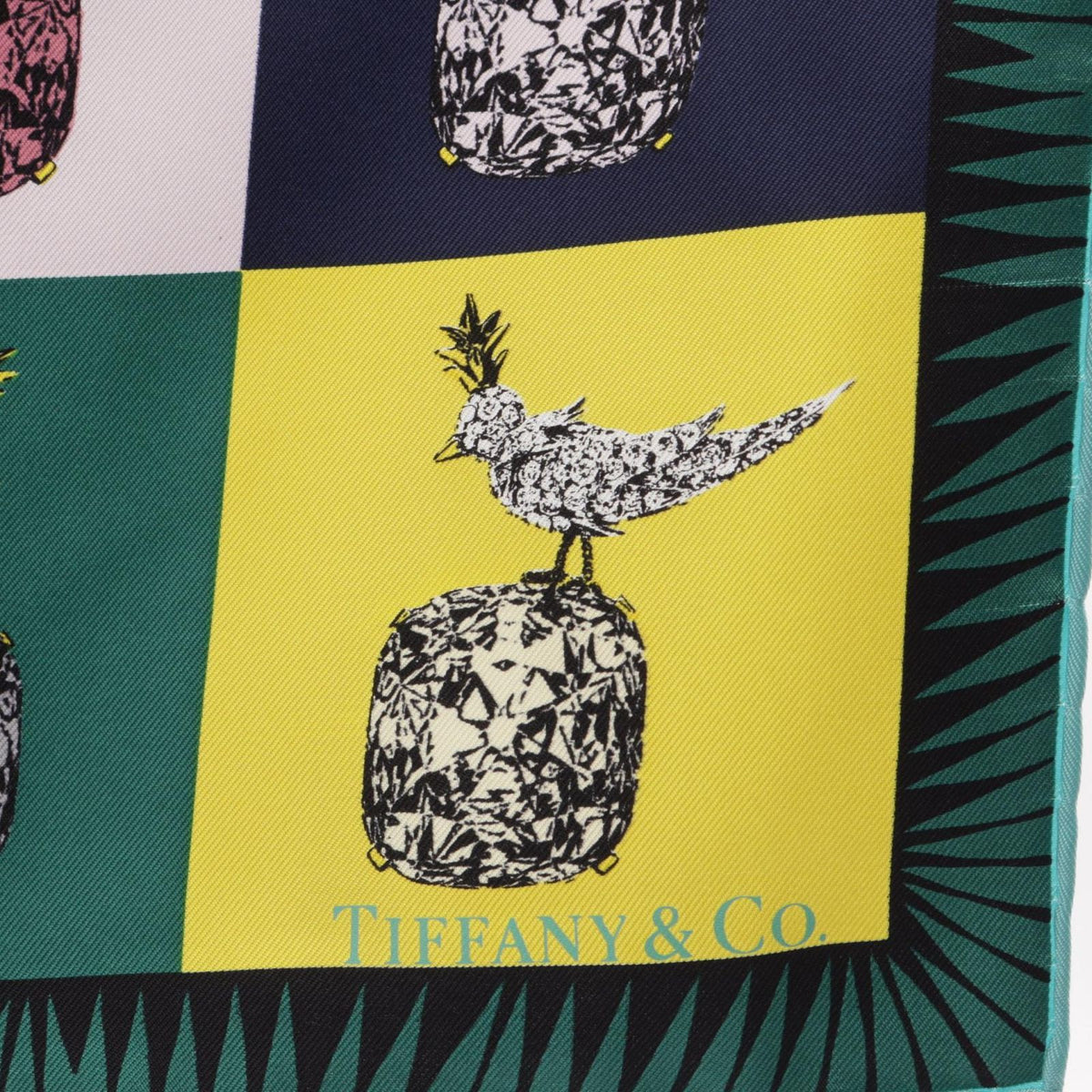 Tiffany & Co Scarf Schlumberger Bird on Rock Silk — view 7