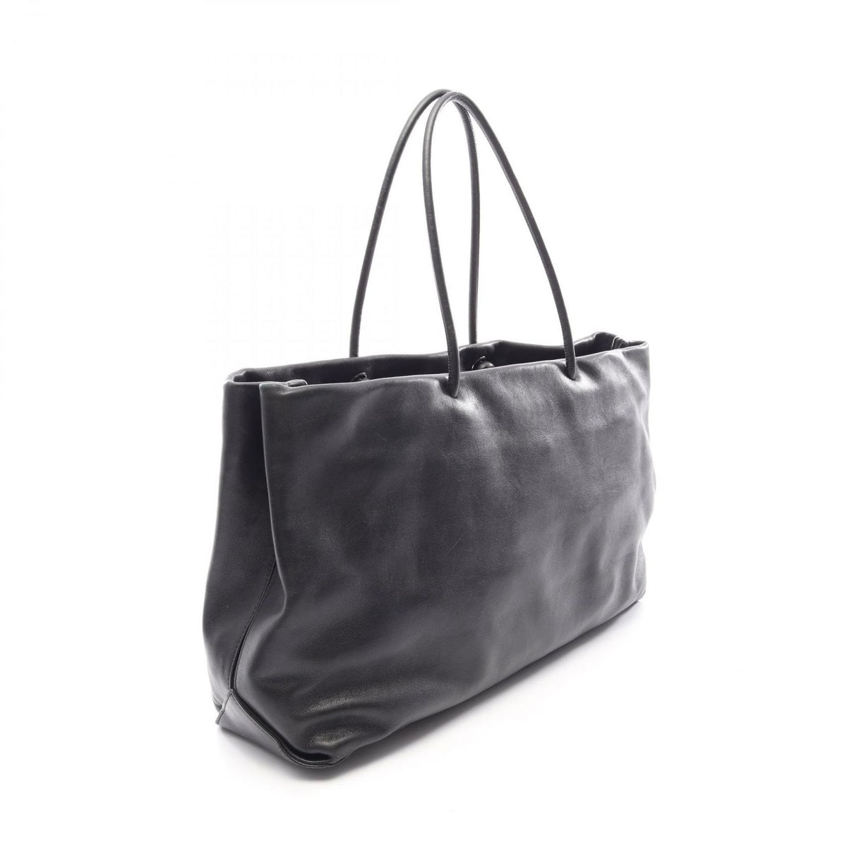 Chanel Tote Bag Essential Large Black White Leather GM — view 2