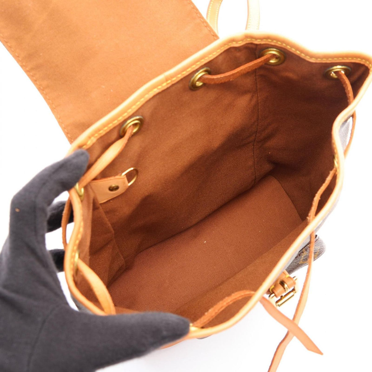 Louis Vuitton Backpack Mini Montsouris Leather — view 3