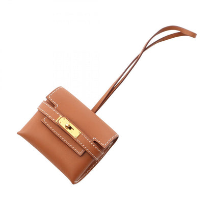 Hermes Charm Kelly Festival Gold Leather