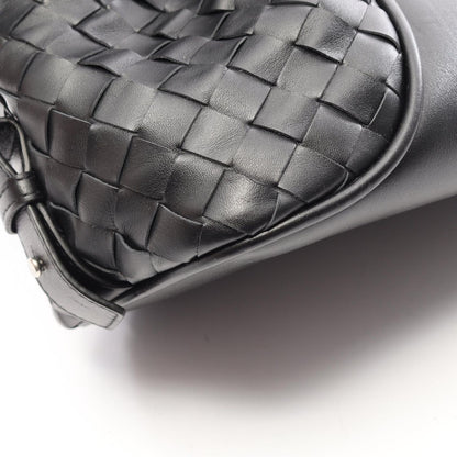 Bottega Veneta Tote Bag Intrecciato 2-Way Black Leather Large Toad — view 5