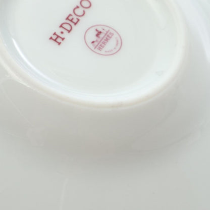 Hermes Tableware H-deco Pair Cup Saucer Red — view 7
