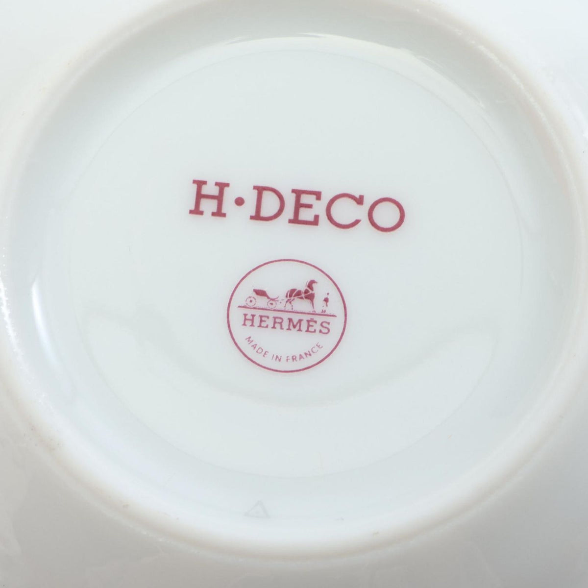 Hermes Tableware H-deco Pair Cup Saucer Red — view 6