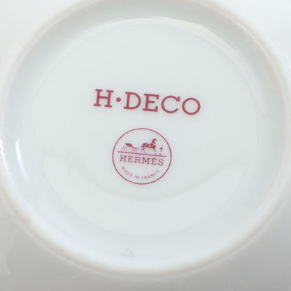 Hermes Tableware H-deco Pair Cup Saucer Red — view 6