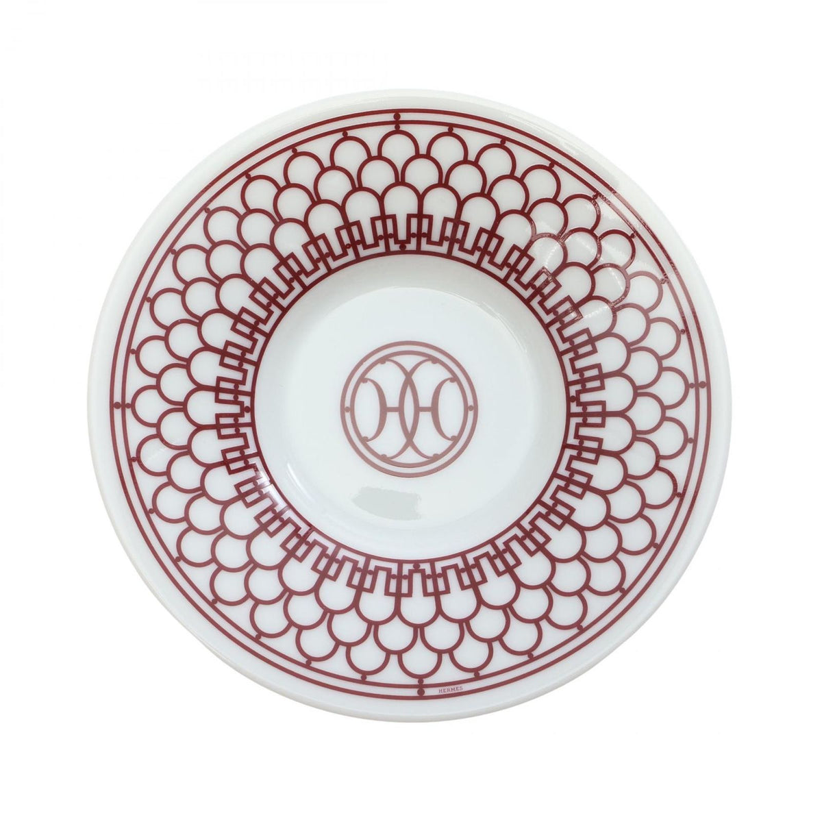Hermes Tableware H-deco Pair Cup Saucer Red — view 4