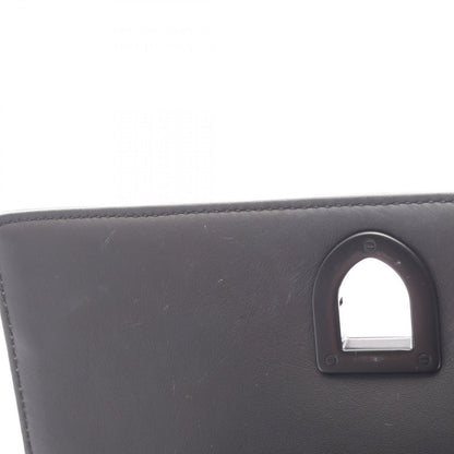Dior Shoulder Bag Diorama Small Studs Black Leather Chain — view 6