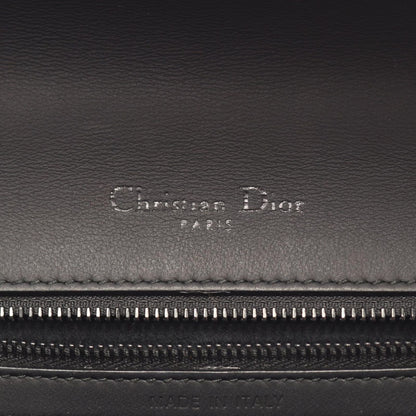 Dior Shoulder Bag Diorama Small Studs Black Leather Chain — view 4