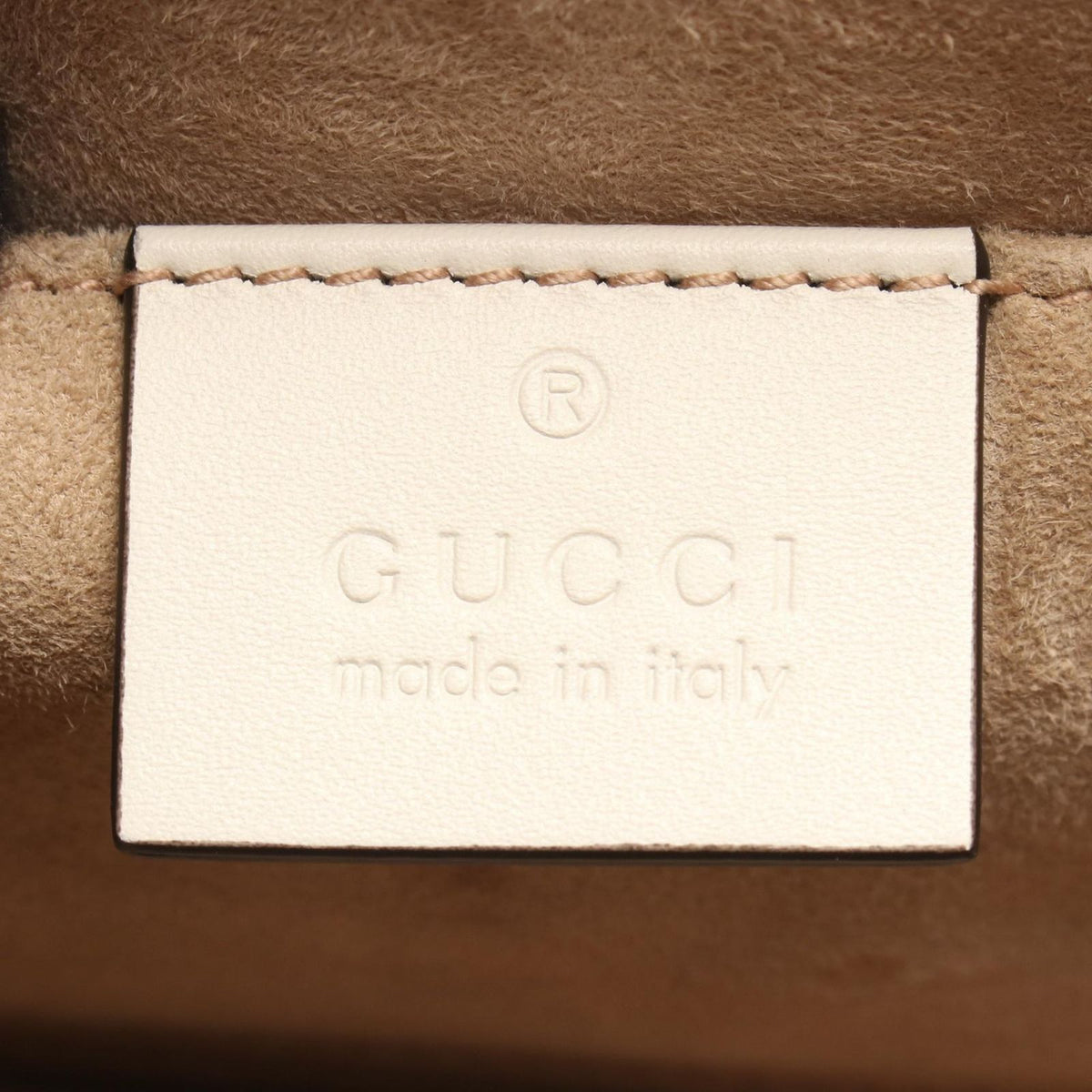 Gucci Sylvie Sherry Line 2-Way White Red Navy Leather Mini Bag — view 4