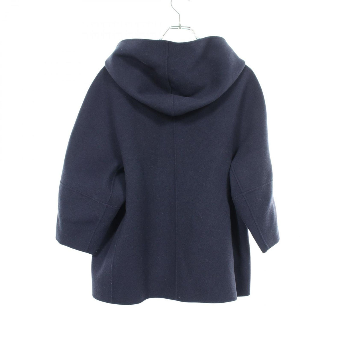 Max Mara Weekend Week End Cucito Mano Hooded Wool Short Coat — view 2