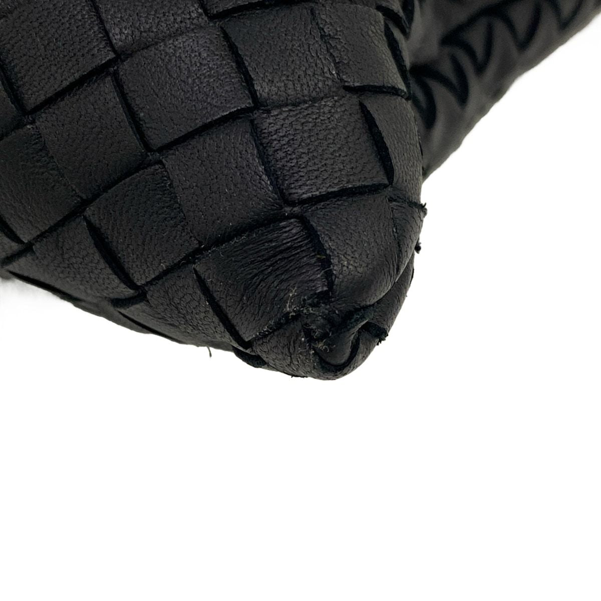 Bottega Veneta Second Bag Intrecciato Black Leather — view 6