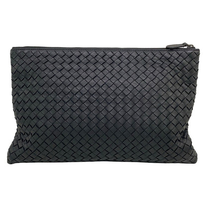 Bottega Veneta Second Bag Intrecciato Black Leather — view 3