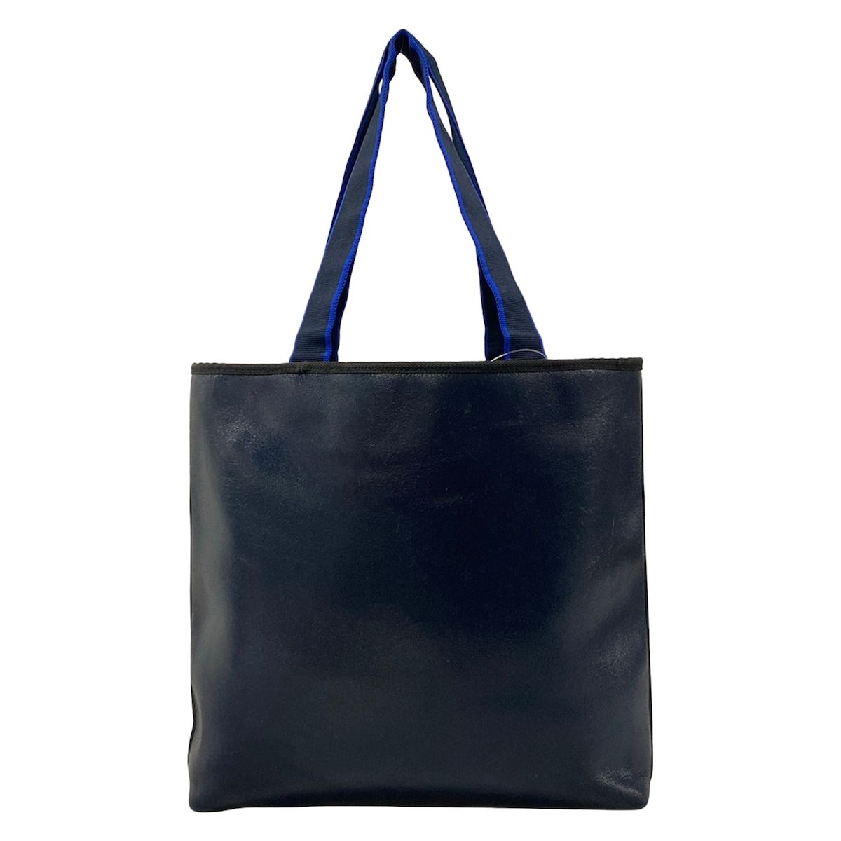 Miu Miu Tote Bag Dark Navy Leather — view 3