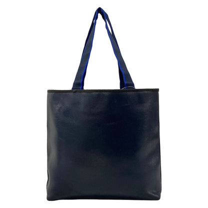 Miu Miu Tote Bag Dark Navy Leather — view 3