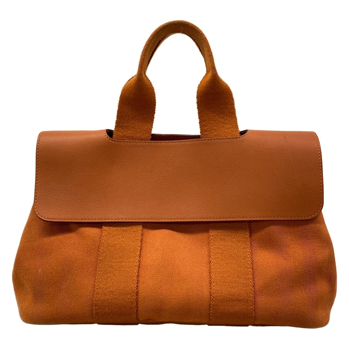 Hermes Handbag Valparaiso PM Brown Leather