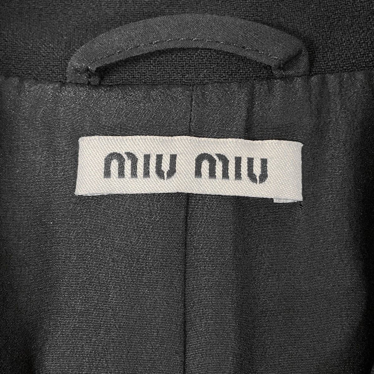 Miu Miu Coat S Black 36 — view 3