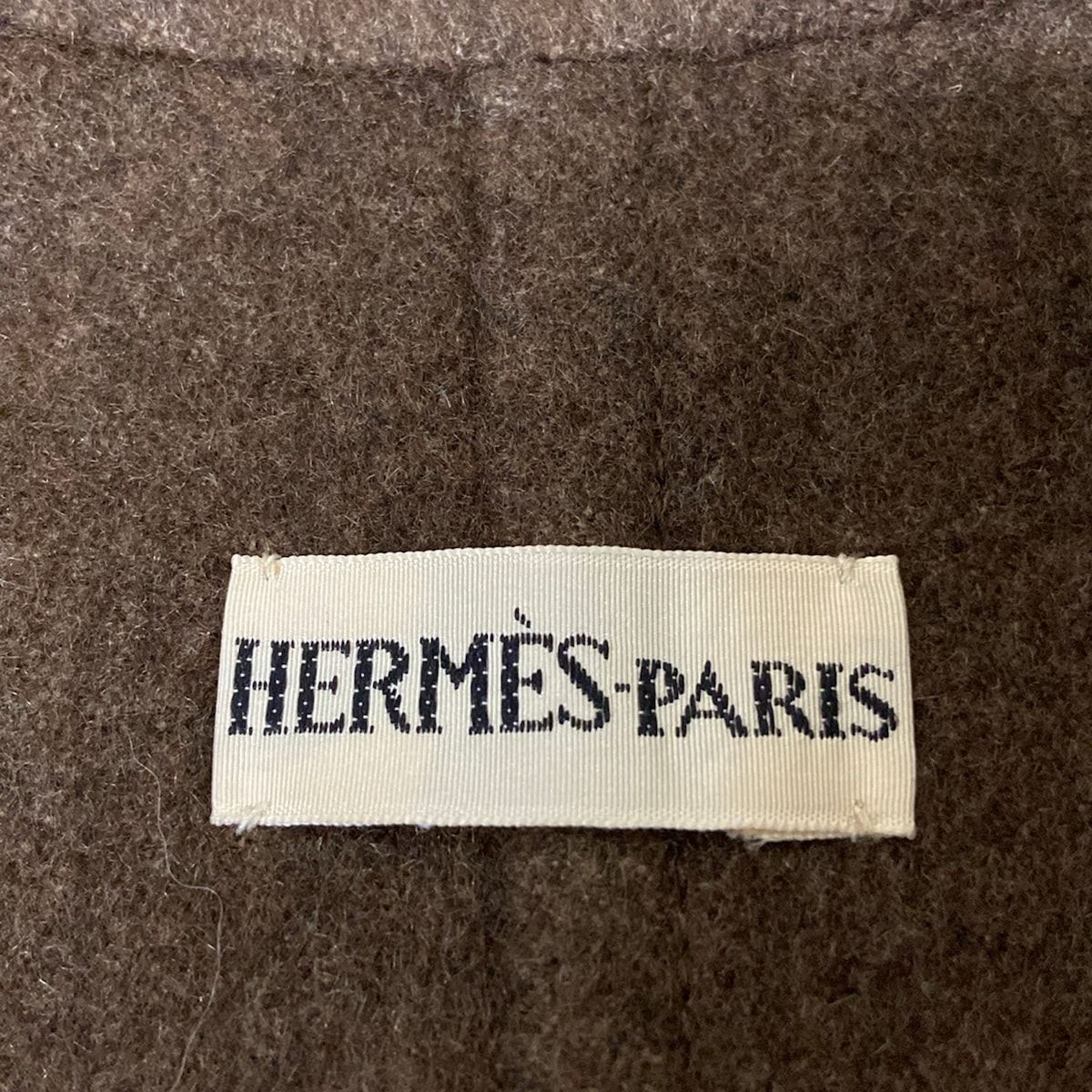 Hermes Jacket M Martin Margiela Era Khaki Cashmere Coat — view 3