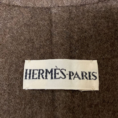 Hermes Jacket M Martin Margiela Era Khaki Cashmere Coat — view 3