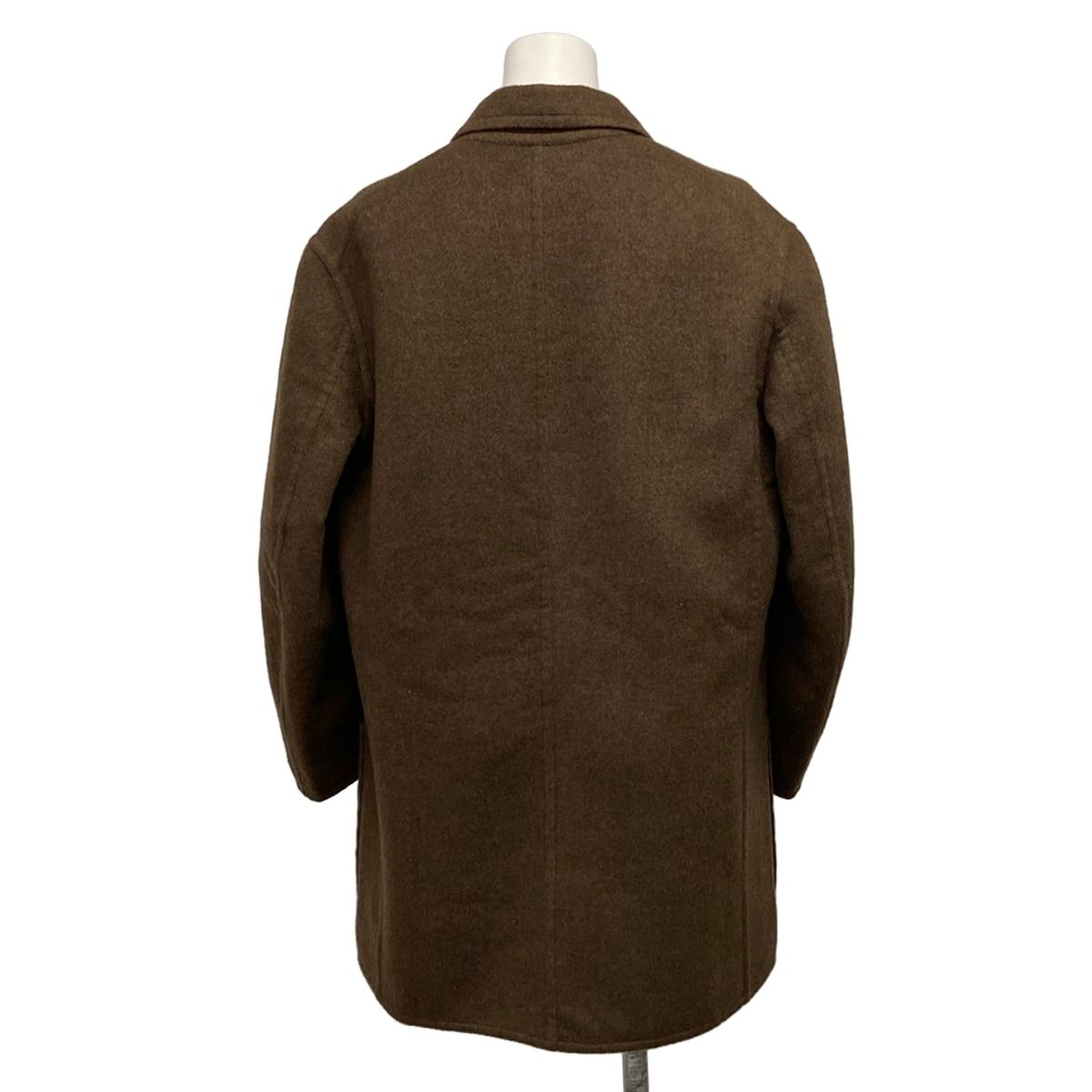 Hermes Jacket M Martin Margiela Era Khaki Cashmere Coat — view 2