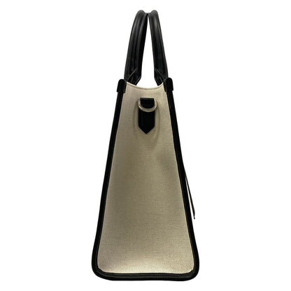 Dolce & Gabbana Tote Bag White Black Leather — view 2