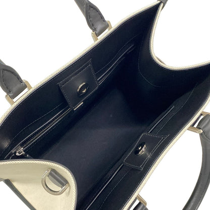 Dolce & Gabbana Tote Bag White Black Leather — view 7
