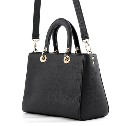 Dior Handbag Lady D-saia Medium 2-Way Black — view 2