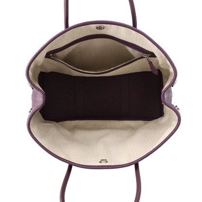 Hermes Tote Bag Garden Party TPM Cassis Silver Country — view 5