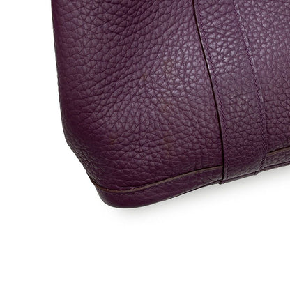 Hermes Tote Bag Garden Party TPM Cassis Silver Country — view 6