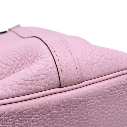 Hermes Handbag Picotin Lock MM Mauve Sylvestre Silver Taurillon Clemence Tote — view 8