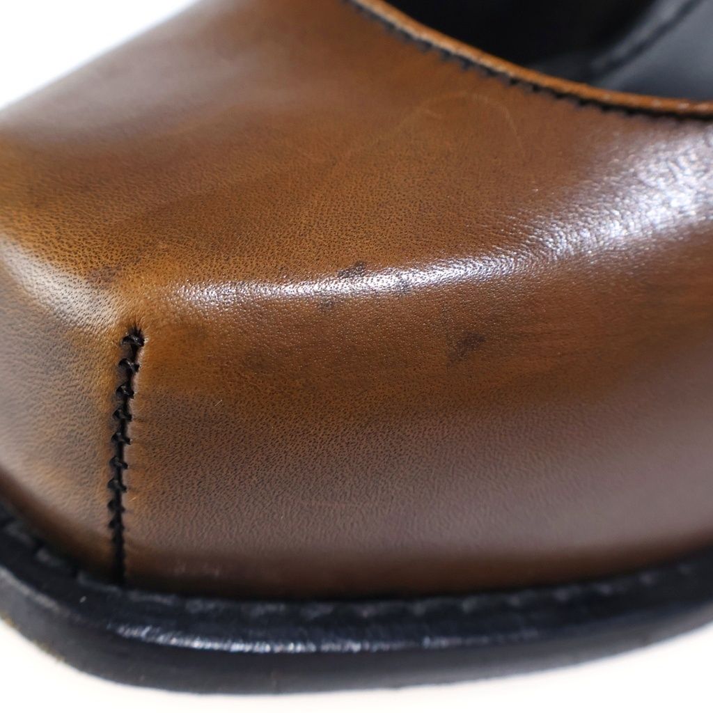Louis Vuitton Bicolor Platform Sandals Brown — view 6
