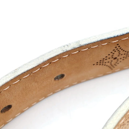 Louis Vuitton Monogram Mahina Belt Silver Perforation — view 6