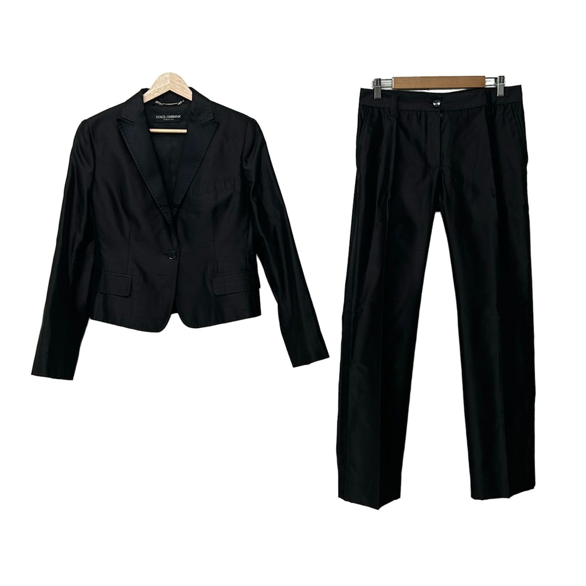 Dolce & Gabbana Pants Suits Black Silk