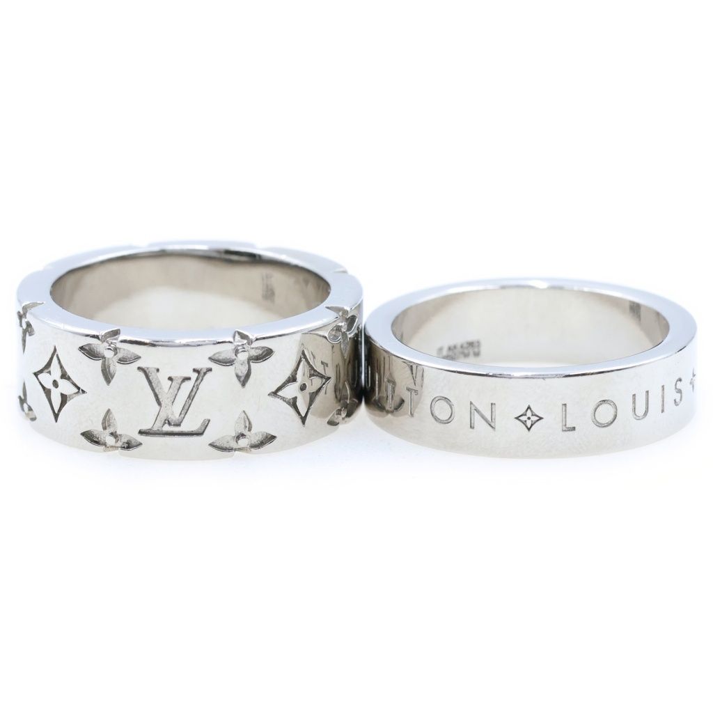 Louis Vuitton LV Mosaic Set Ring Silver — view 3