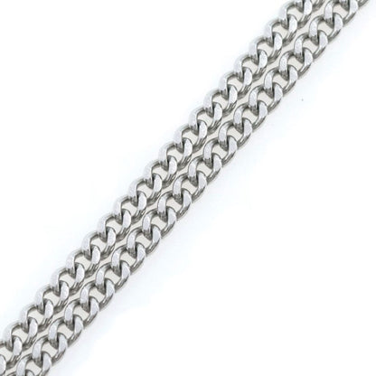 Louis Vuitton Pendant Monogram Low Necklace Silver Chain — view 4