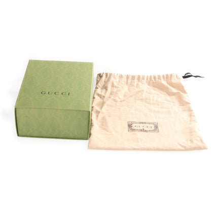 Gucci GG Marmont Chain Shoulder Bag Sequin Leather Silver — view 8