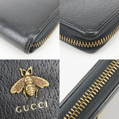 Gucci Wallet Leather Black Be Simple — view 6