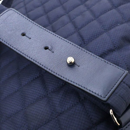 Chanel Quilted Backpack Navy — view 5