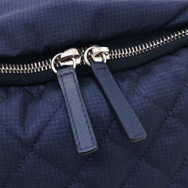 Chanel Quilted Backpack Navy — view 6