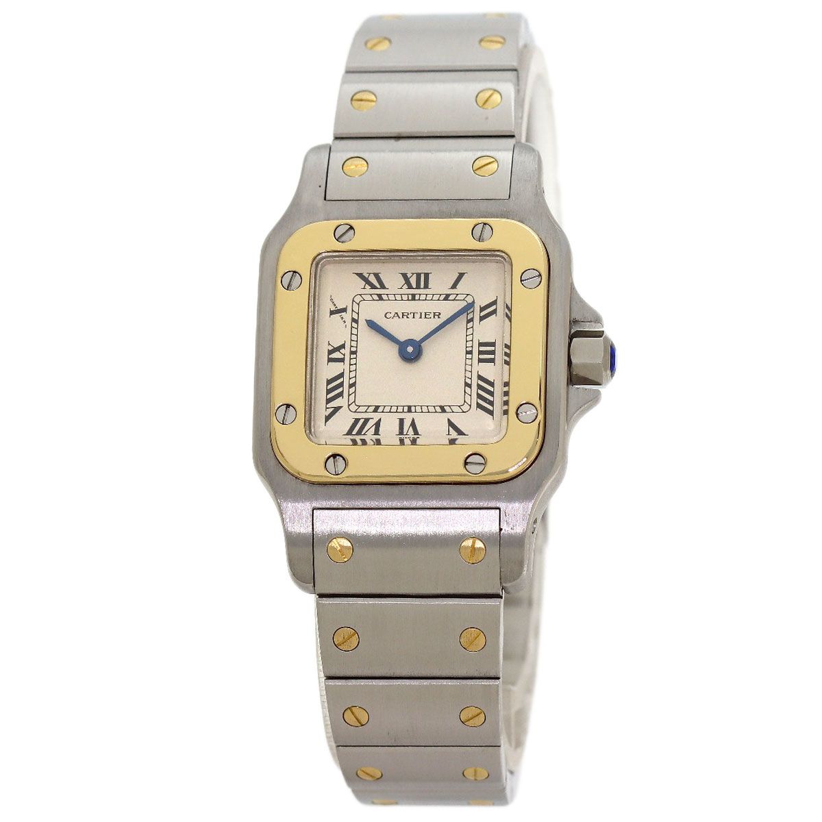Cartier Santos Galbee SM Watch SS Yellow Gold