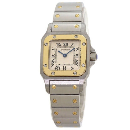 Cartier Santos Galbee SM Watch SS Yellow Gold