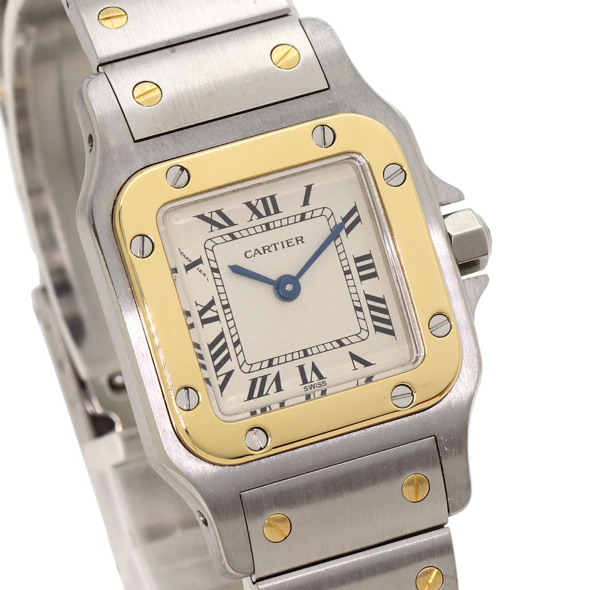 Cartier Santos Galbee SM Watch SS Yellow Gold — view 4