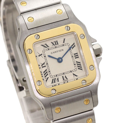 Cartier Santos Galbee SM Watch SS Yellow Gold — view 4