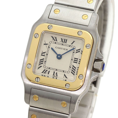 Cartier Santos Galbee SM Watch SS Yellow Gold — view 3