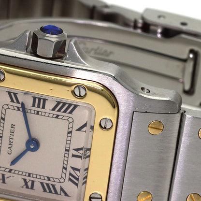 Cartier Santos Galbee SM Watch SS Yellow Gold — view 8