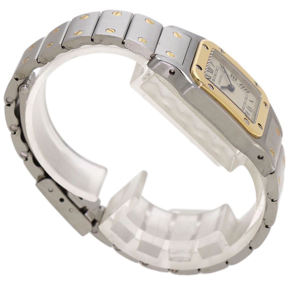 Cartier Santos Galbee SM Watch SS Yellow Gold — view 2